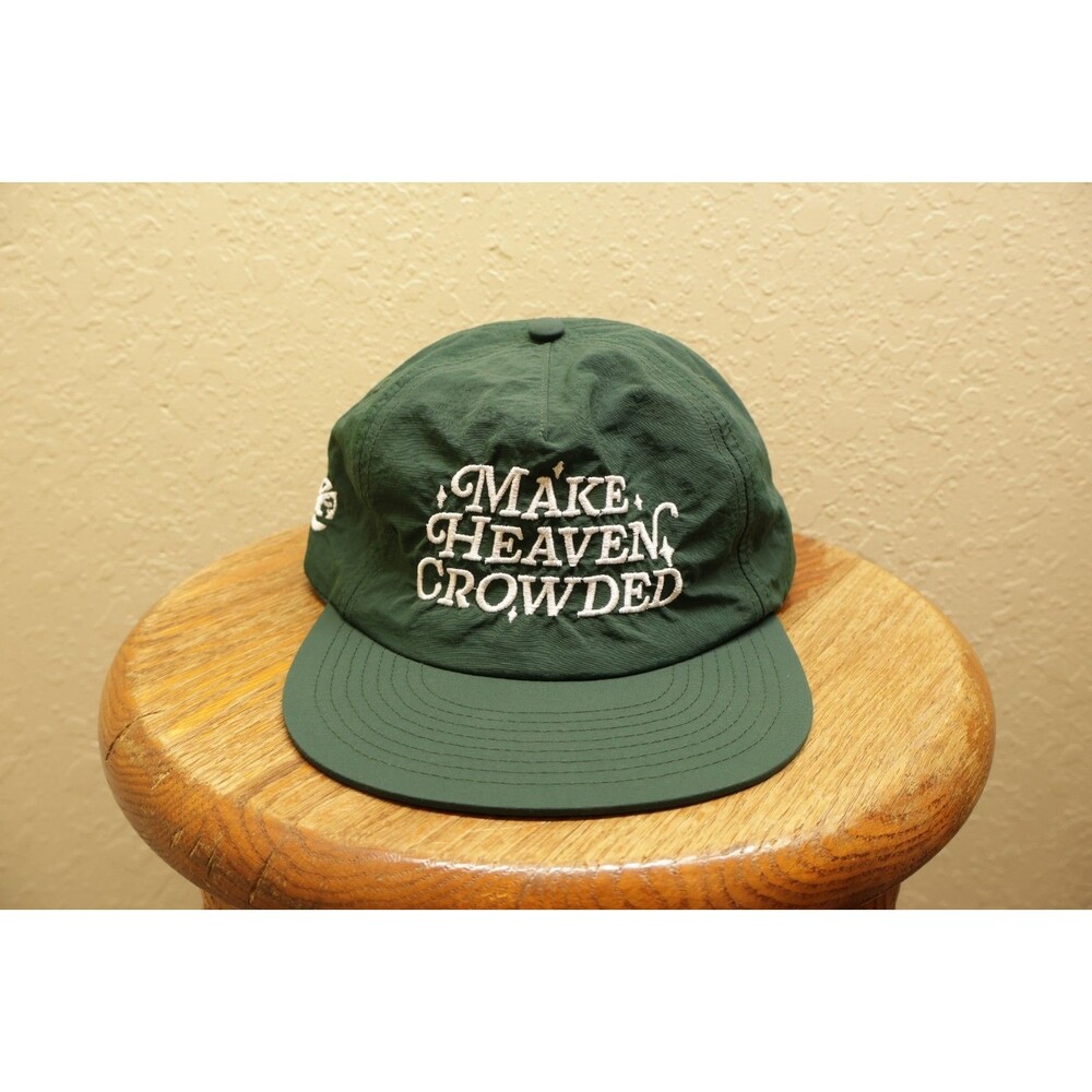 Make Heaven Crowded Embroidered Trucker Hat By Weld 100% nylon Christian Faith